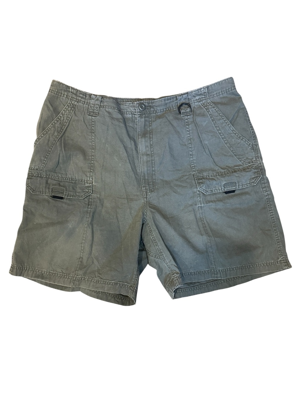 Wrangler Men's 100% Cotton Utility Hiker Cargo Shorts Size 42 Green Outdoors